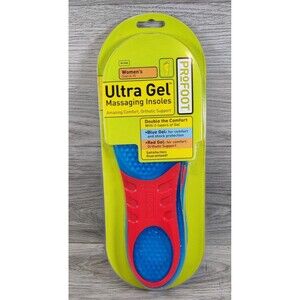 Profoot UltraGel Massaging Insoles with Double Layers of Gel Women's 6-10 1 Pair